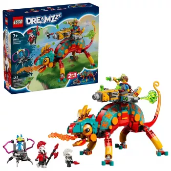 Constructiespeelgoed LEGO 71492 Dreamzz Mateo's vuurkameleon speelset, bouwsteenset voor fantasierijk bouwen