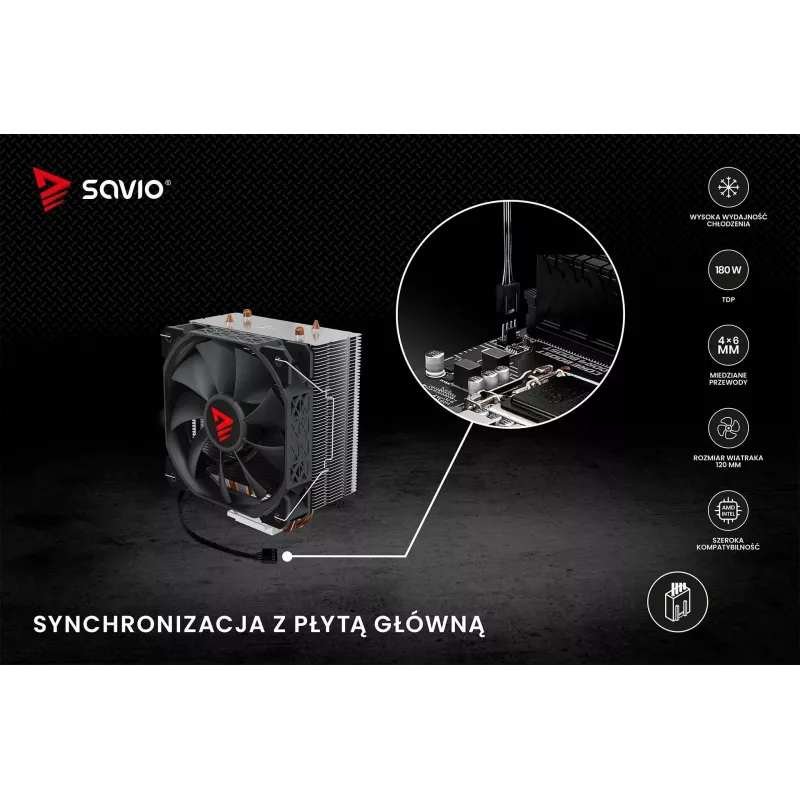 SAVIO VORTEX X2 CPU-koeler