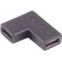 Haakse USB-C 3.1 adapter ShiverPeaks 13-40005, 90°-stekker voor USB-C-apparaten