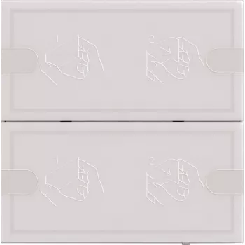 Gira KNX Touch Sensor 4 comfort 2f TS4 wit 5002003 (5002003)