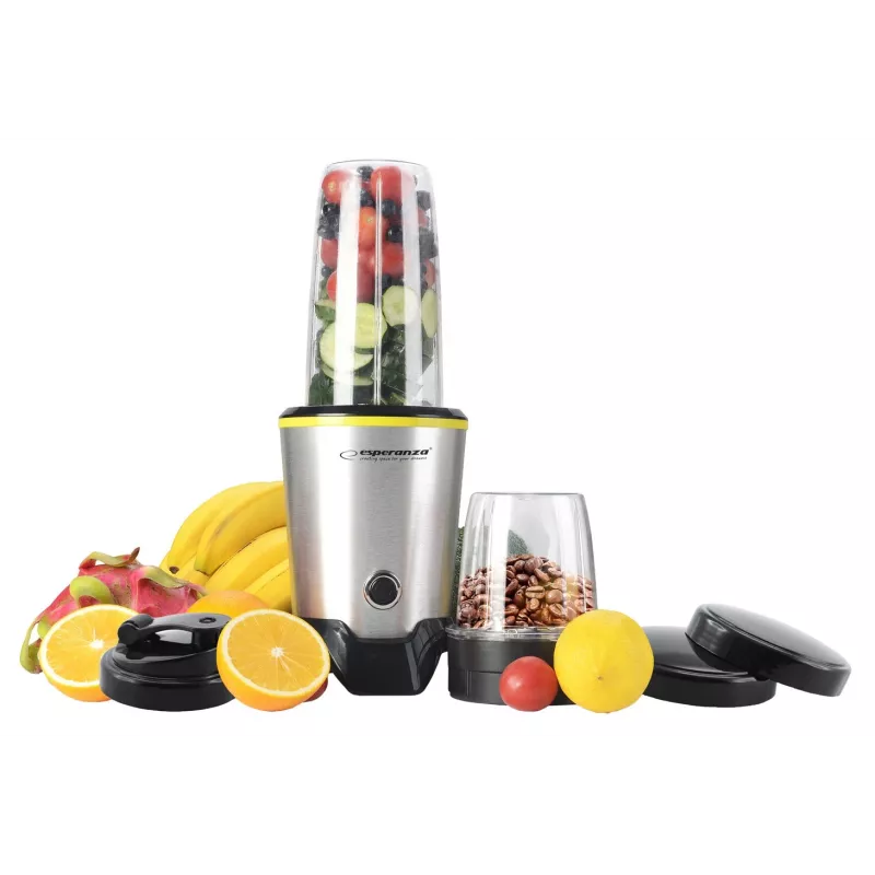 Esperanza EKM028 mixer staafmixer 1000 W zwart, roestvrij staal