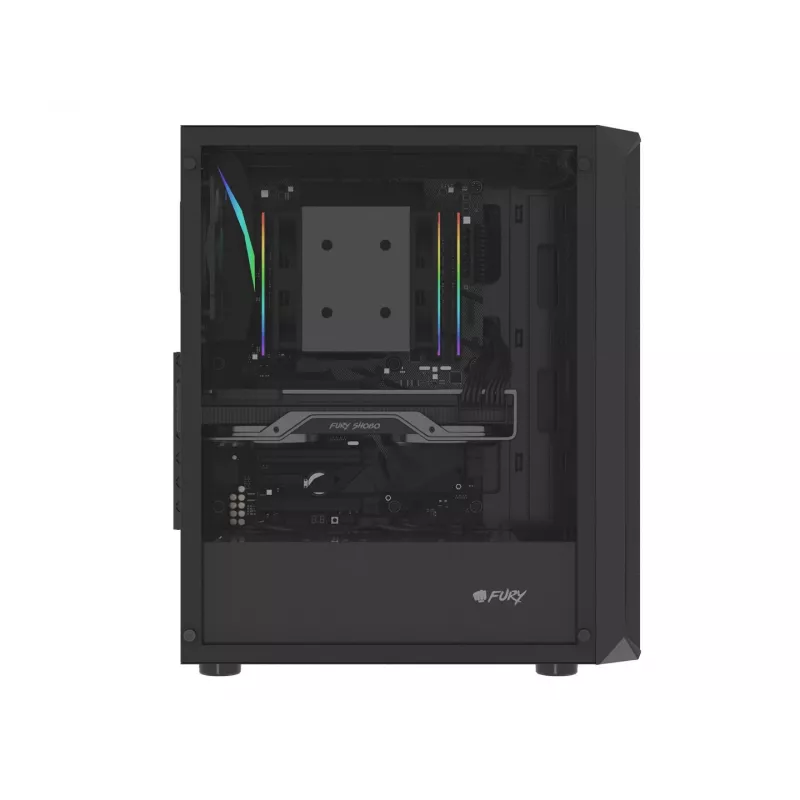 Natec Fury Shobo SH4F - pc-behuizing - tower - zwart