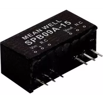 Voeding/converter Mean Well SPB09C-12, ingang 36–75 V, uitgang 12 V, 9 W, RoHS, 24 mm diep