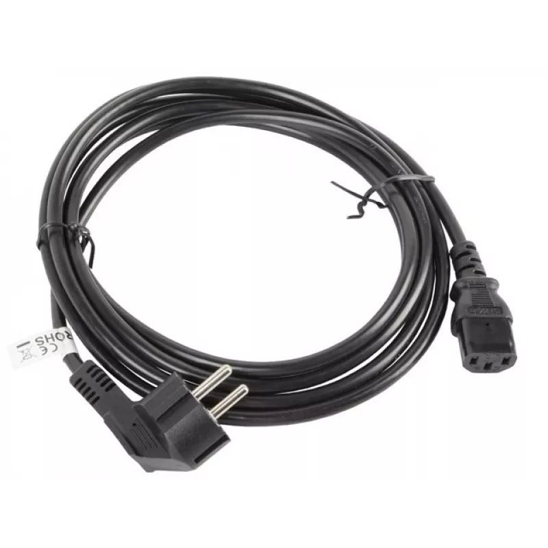 Lanberg CA-C13C-11CC-0030-BK stroomkabel zwart 3 m C13-koppeling CEE7/7 (CA-C13C-11CC-0030-BK)