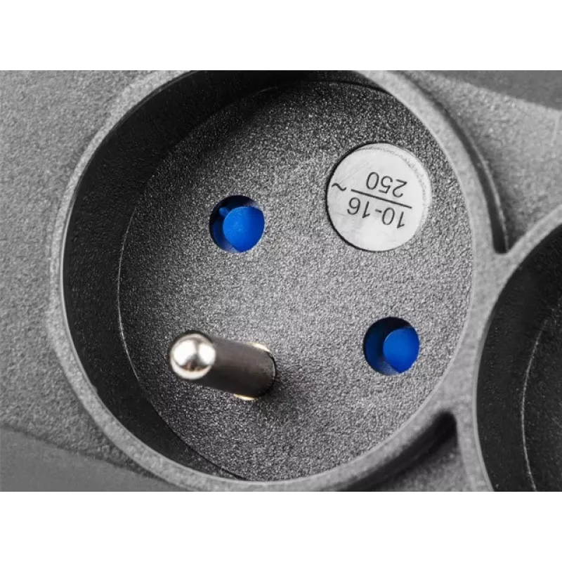 Armac Multi M12 | stekkerdoos | overspanningsbeveiliging, 12 stopcontacten, 5m kabel, zwart