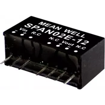 Stroomadapter MEAN WELL SPAN02C-12 2W 12V ingang 36-75V
