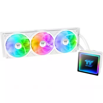 All-in-One vloeistof-CPU-koeler THERMALTAKE TH360 V3 ARGB Sync Snow Edition (3x120mm, ARGB, AIO)