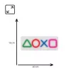 Gaming neonlichtpaneel MANTA SNL111MT – decoratieve LED-symbolen voor gaming setup