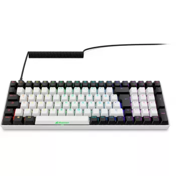 Sharkoon SKILLER SGK50 S2 wit DE-layout Gateron Yellow toetsenbord