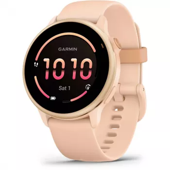 Garmin vívoactive 6 3,05 cm (1,2) AMOLED 42 mm digitaal 390 x 390 pixel touchscreen roze Wi-Fi GPS (satelliet)