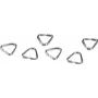 Hama 00027902 camerariem-splitringen — driehoekig 12 mm, set van 6