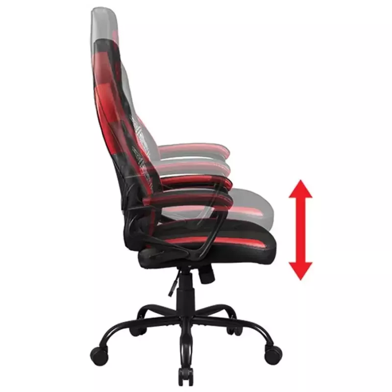 Universele gamingstoel Subsonic SA5642-A1 gevoerde zitting zwart rood wit