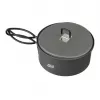 ESBIT PT1100HA Campingkookgerei – aluminium pan 1,1 L, Ø14,8 cm, 227 g, zwart