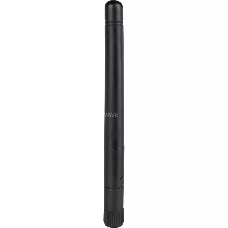 Delock 88339 Wi-Fi 802.11 b/g/n antenne, RP-SMA, 2 dBi, omnidirectioneel, kantelscharnier, zwart