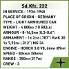 Cobi Blocks Sd.Kfz 222 modelbouwpakket COBI-2657 — 502 bouwstenen
