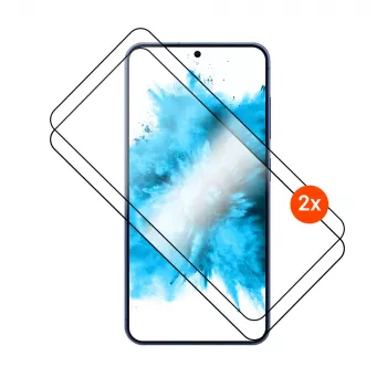 Tempered Glass Screen Protector FIXED Full Cover 2.5D voor Samsung Galaxy S26+ — 2 stuks, zwart