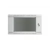 Lanberg wandmontage-behuizing 19 inch 6U 600x600mm grijs (glazen deur)