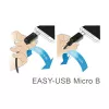 USB-kabel DeLOCK 83857 USB 2.0 3 m USB A micro-USB B zwart