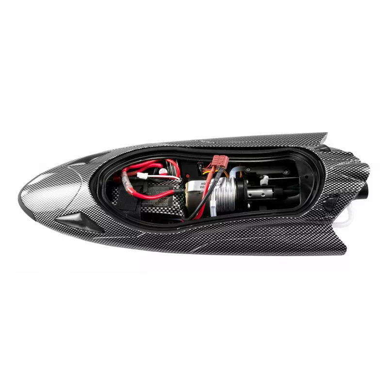 Op afstand bestuurbare snelle boot Amewi Stingray Jet Drive 335mm RTR, carbonlook