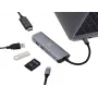 XWH-HUB6-13 XTREMEMAC TYPE-C hub 6-poorts zilver (XWH-HUB6-13)