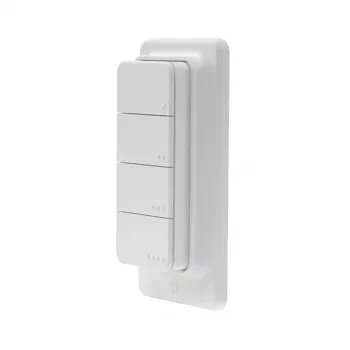 Shelly WiFi Controller Set Shutter BLU RC Button 4 — slim relais voor rolluiken en jaloezieën