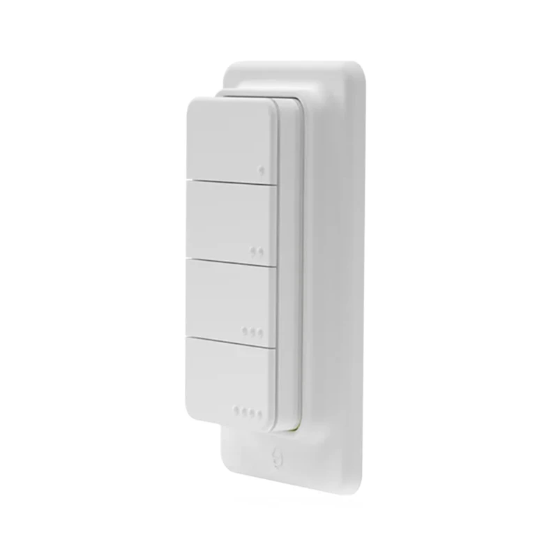 Shelly WiFi Controller Set Shutter BLU RC Button 4 — slim relais voor rolluiken en jaloezieën