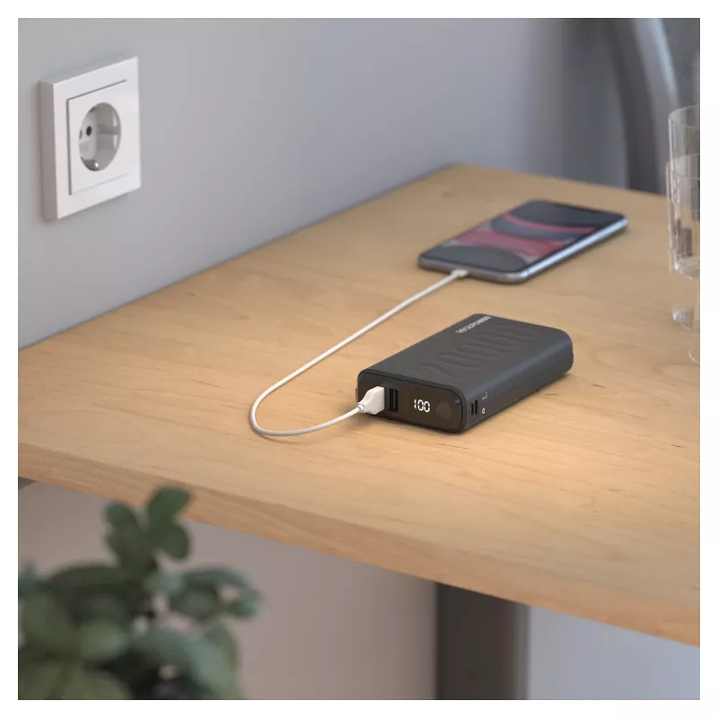 Powerbank RealPower PB-20000 PD zwart (323369)