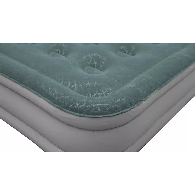 Eenpersoons luchtmatras Outwell 400114 — PVC, 800×2000×300 mm, groen/grijs