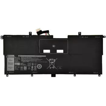 Batterij voor Dell-laptops, 46Wh, 4-cellen, compatibel met Dell-modellen (MPN 8W25V)