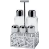 Olijfolie-/azijndispenser Alessi Cactus! glas RVS 216 mm