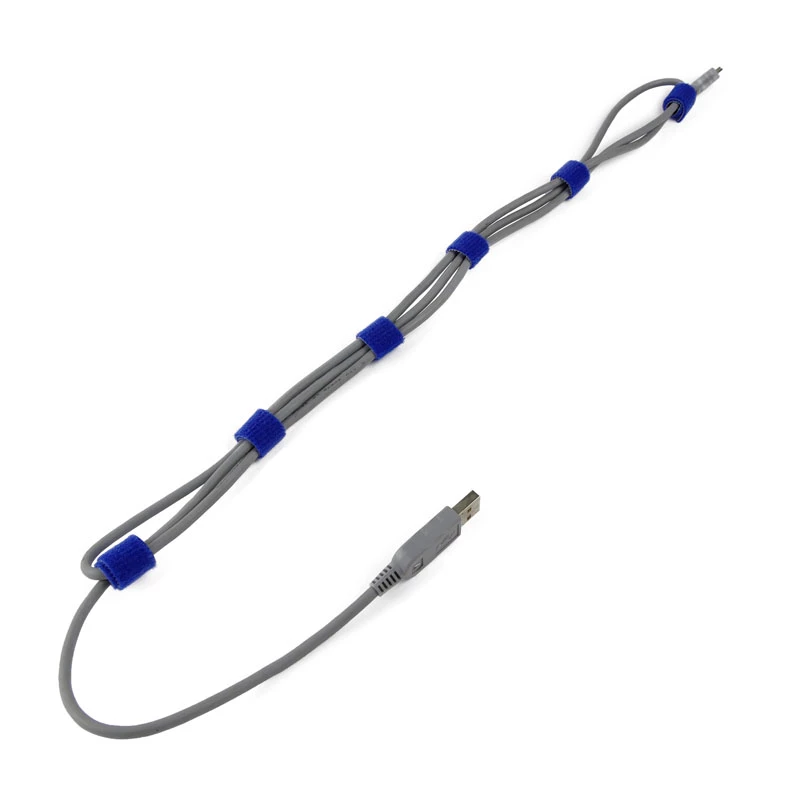 LABEL THE CABLE LTC PRO Roll Strap, dubbelzijdige klittenbandrol, 25 m zwart