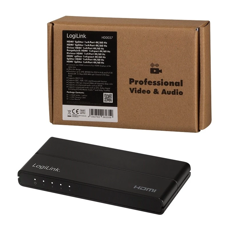 Videosplitter HDMI LogiLink HD0037