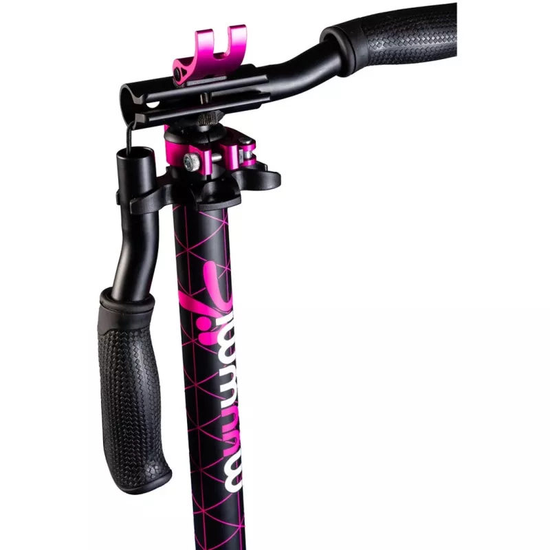 Aluminium step Pro 215 mm (zwart/roze)