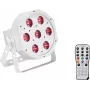 LED-vloerlamp EUROLITE SLS-7 HCL wit – LED-vloerlamp met HCL-functie, witte uitvoering