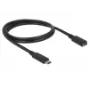 USB-kabel DeLOCK 85533 USB 3.2 Gen 1 1m USB-C zwart