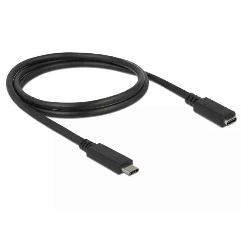 USB-kabel DeLOCK 85533 USB 3.2 Gen 1 1m USB-C zwart