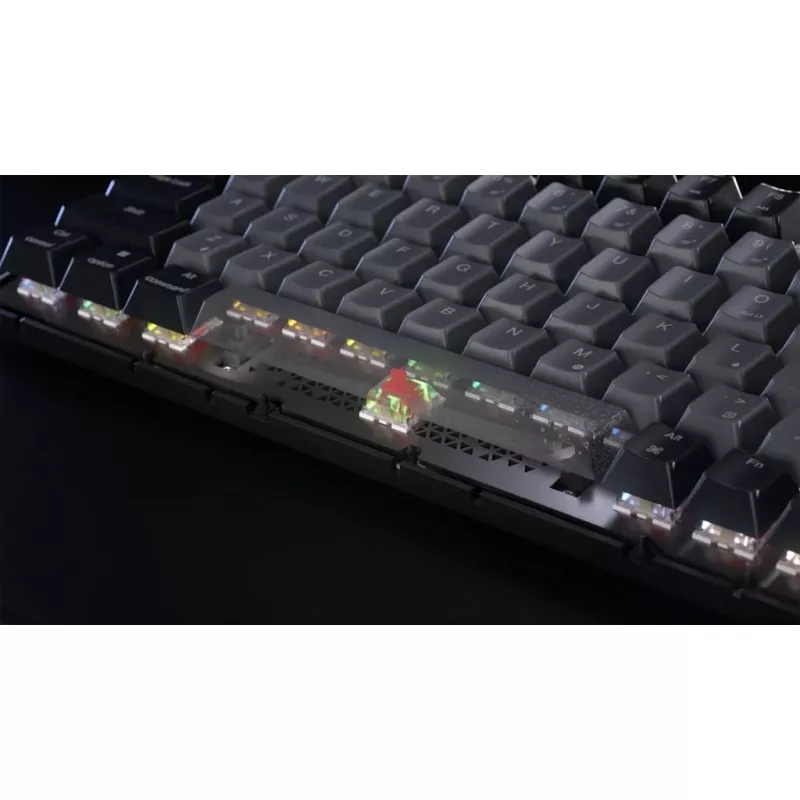 Corsair Gaming K65 Plus Wireless 75% RGB-gamingtoetsenbord, MLX rood - zwart, grijs