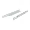 Montage L-profielrail ALLNET verstelbare lengte 502–849 mm lichtgrijs, paar