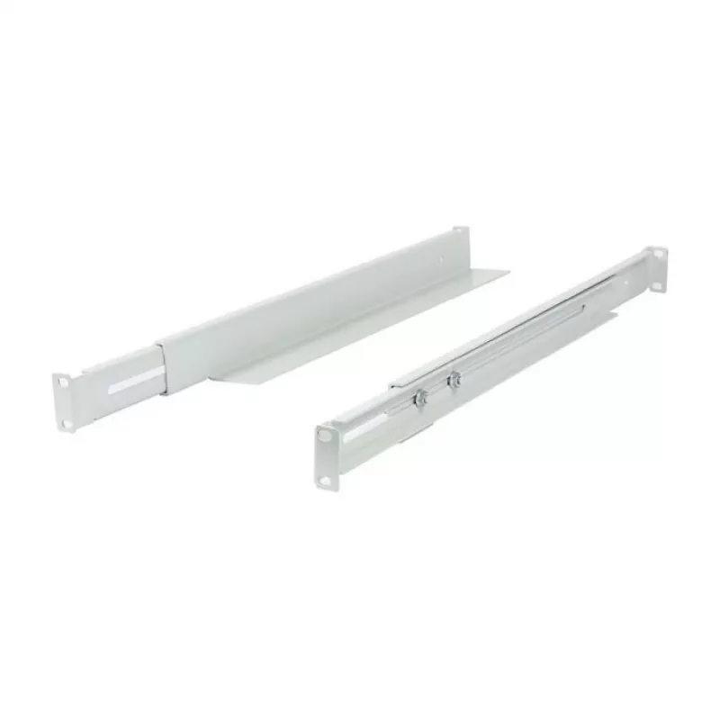 Montage L-profielrail ALLNET verstelbare lengte 502–849 mm lichtgrijs, paar