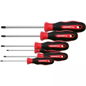 GEDORE rood 2K-schroevendraaierset T10-40 6-delig (R38402006)