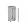 LANBERG 19 inch 32U staande serverrackkast 600×600 mm grijs met geperforeerde deuren en LCD (flat pack)