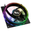 Cryorig Crona S CR-XRS3 PWM ARGB behuizingsventilator (3 st.), 120 mm, zwart
