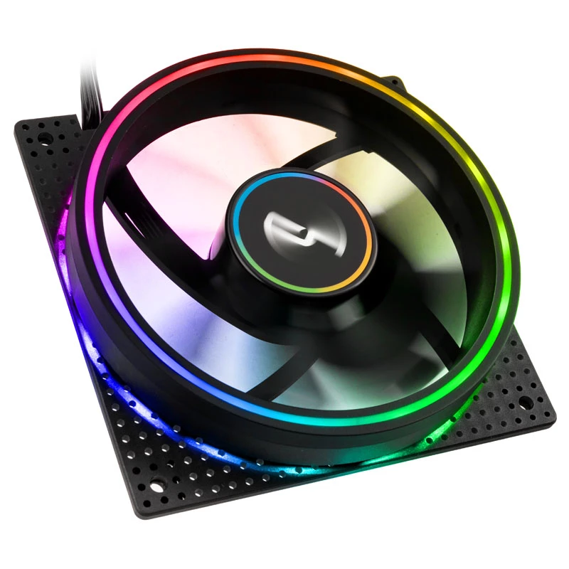 Cryorig Crona S CR-XRS3 PWM ARGB behuizingsventilator (3 st.), 120 mm, zwart