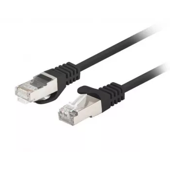 Lanberg patchkabel Cat.6 F/UTP 0,5 m zwart Fluke-getest 10-pack (F/UTP, CAT6, 0,50m), netwerkkabel