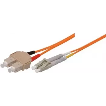 Tecline exertis Connect – patchkabel – SC multimode (M) naar LC multimode (M) – 10 m – glasvezel – 62,5/125 micrometer – OM1 – oranje (86610)