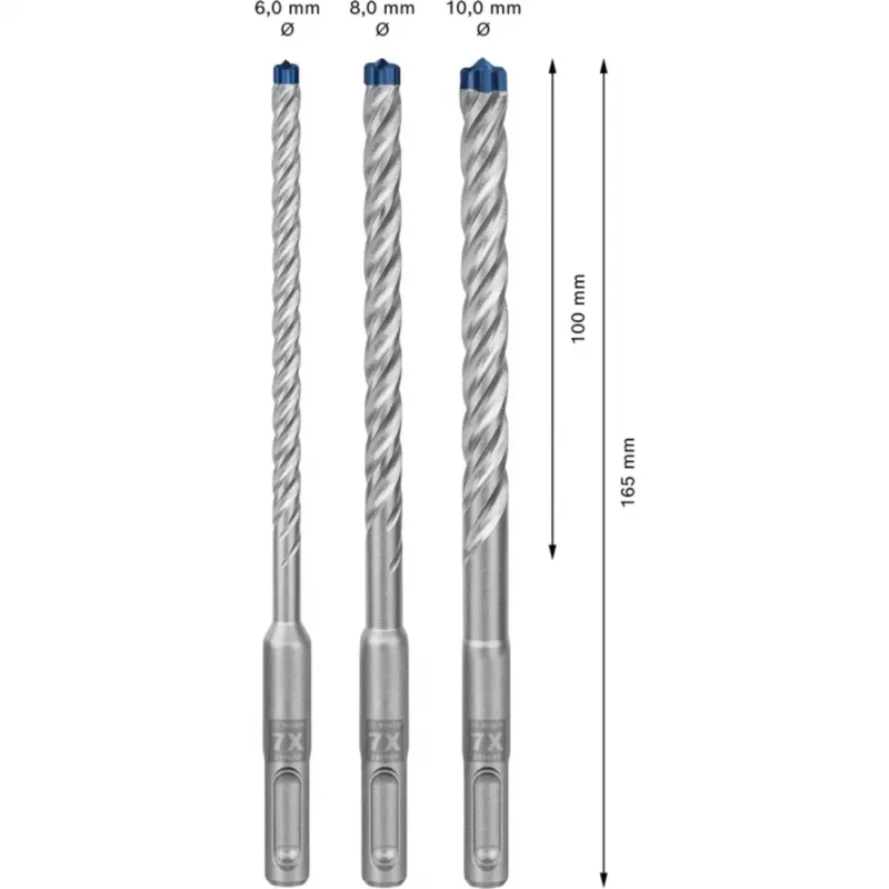 Bosch 2 608 900 196 boor hammerboor 3 stuks