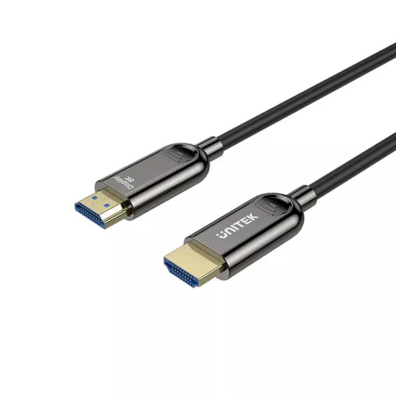 HDMI-kabel UNITEK C11085GY01-10M 10m 2.1 48 Gbit/s zwart