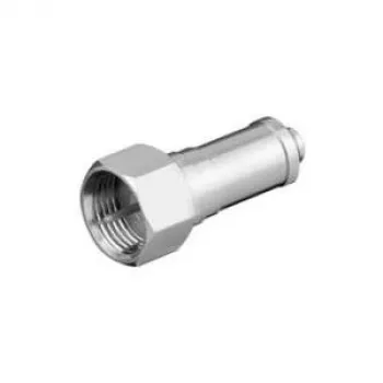 F-plug DC-block - 75 Ohm afsluitweerstand