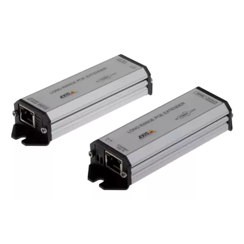AXIS Long range PoE Extender kit - repeater - 100Mb LAN - 10Base-T, 100Base-TX - RJ-45 / RJ-45 - tot 1 km
