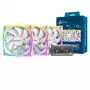Montech AX120 120mm PWM ARGB behuizingsventilator, 3-pack, wit